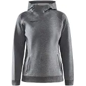 Craft Pullover Core Soul Hood Sweatshirt Dk Grey Melange Damen-M