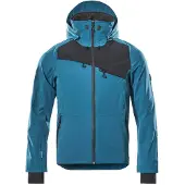 Mascot Hard Shell Jacke Advanced 17001, Farbe:dunkelpetroleum/schwarz, Größe:3XL
