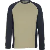 Mascot Bielefeld Langarmshirt Hellkhaki / Schwarz XL - 50568-959-5509-XL - Hellkhaki / Schwarz