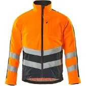Mascot Sheffield Fleecejacke SAFE SUPREME Hi-vis Orange / Schwarzblau XL - 15503-259-14010-XL - Hi-vis Orange / Schwarzblau