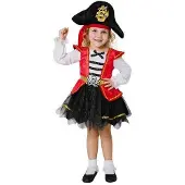 MOM Caribbean Pirate Mädchenkostüm