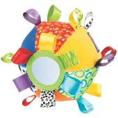 Playgro Aktivitätsspielzeug weicher Ball mit Spiegel, Babyspielzeug