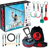 Slackers Balancegerät Slackers USA Ninja Line Starter Set 2021, 11 Meter Hangelparcour, tolles 11-