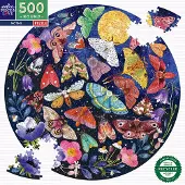 Eeboo Runde Motten (epzfmot-puzzle 500 Stücke