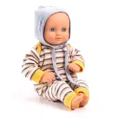 Djeco Baby mit gestreifter Kleidung von