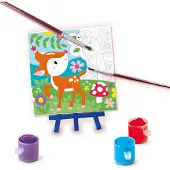 SES Creative 14786 Malen-nach-Zahlen-Leinwand Waldtiere - Kreatives Malset für Kinder ab 6 Jahren, Mal-Set für Kinder, 6 Jahr(e), Mehrfarbig