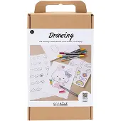 Creativ Company Zeichen-Starter-Set Malset für Kinder mit Zubehör