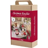 Creotime DIY Set Weihnachtskugeln Modelliermasse