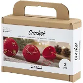 Creativ Company - Christmas Baubles - Crochet (977586)