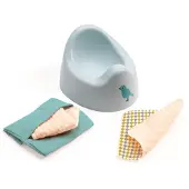 Djeco Puppenzubehör Töpfchen & Stoffservietten für Puppe