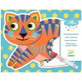 Djeco Magic Coloring - Animaloma - - One Size - Kreatives Spielset