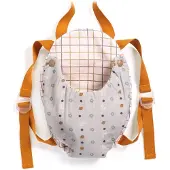 Djeco Puppenspielzeug - Babytrage - Blau - - One Size - Puppenzubehör