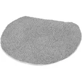 Kleine wolke Badematte "RELAX", rutschhemmend beschichtet, fußbodenheizungsgeeignet, Badteppich, Uni Farben, rechteckig, rund & als Set erhältlich