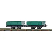 Busch 2 Niederbordwagen H0