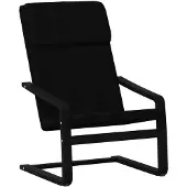 vidaXL Relaxsessel Schwarz Stoff