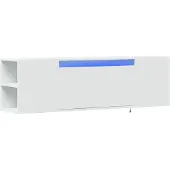 vidaXL TV-Wandschrank mit LED-Beleuchtung Weiß 135x31x39,5 cm