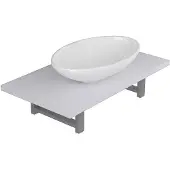 vidaXL 2-tlg. Badmöbel-Set Keramik Weiß