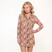 Lingadore Night Nachtkleid Smoke | Grösse: XXL | Farbe: Pink/Print