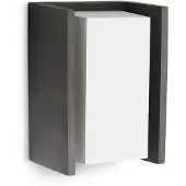 Philips Außenwandleuchte Bridge, dimmbar, schwarz, Aluminium, Modern, Wandleuchte außen