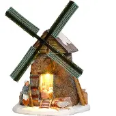 Luville Getreidemühle Adapter enthalten l20xw17xh24,5 cm Weihnachtshaus (mix)