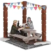 Luville Abendessen im Freien l10xw7,5xh9 cm Weihnachtshaus (bruin)