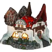 Luville Huis van de Kabouters b/o l10,5xw9,5xh8,5 cm Efteling Weihnachtshaus (mix)