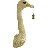 Present Time Light & Living - Wandleuchte OSTRICH - 25x19x72cm - Gold