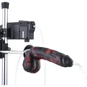 Hismith Premium Sprühende Fantasy Dildo KlicLok und Saugnapf 21 cm