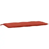 vidaXL Gartenbank-Auflage Melange Rot 120x50x7 cm Stoff