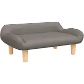 The Living Store Hundebett Taupe 70x40x24 cm Stoff