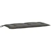 vidaXL Gartenbank-Auflage Melange Dunkelgrau 100x50x7 cm Stoff