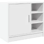 vidaXL Waschbeckenunterschrank Weiß 63x29x55 cm Holzwerkstoff