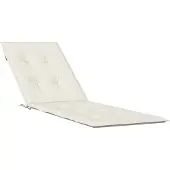 vidaXL Liegestuhl-Auflage Melange Creme (75+105) x 50 x 4 cm Stoff