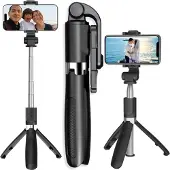 Tech-Protect L01s Wireless Selfie Stick Tripod Black
