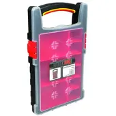 Merkloos Aufbewahrungsbox aus Kunststoff – 34 x 20 x 6 cm