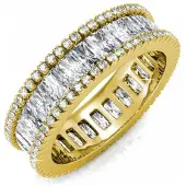 MYC Paris Glamour Lock Ring - Gold und Kristall