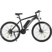 Touroll U1 26 E-Bike 26 Zoll, 250 W, Shimano 21-Gang, 468 Wh Akku, bis 65 km, StVZO-Beleuchtung