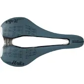 Selle Royal Selle Italia SLR Boost Gravel TI 316 Superflow, Fahrradsattel, Straßenrennen, Blau, Einfarbig, Karbonfaser, Mikrofaser