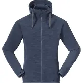 Bergans Sweatjacke Hareid Fleece Jacket Herren Granite Blue-L