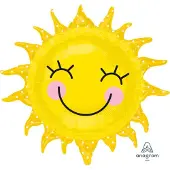 Usorteret SuperShape Sonnige Sonne Folienballon verpackt 74