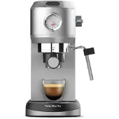Solac Taste Slim Pro, Espressomaschine, 1 l, Gemahlener Kaffee, 1350 W, Edelstahl