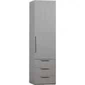 Woood Rens Kleiderschrank Aus Walnuss-Nachbildung, 1-Türig, Grau