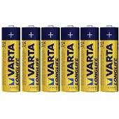 Varta 4106, Einwegbatterie, AA, Alkali, 1,5 V, 6 Stück(e), Blau, Gelb