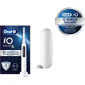 Oral-B IO5, Erwachsener, Vibrierende Zahnbürste, Tägliche Pflege, Tiefenreinigung, Intensiv, Normal, Whitening, Schwarz, 4 x 30 sec, Akku