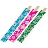 MultiLine Spisepind 2-pak 202 Mm Holz Mixed Flowers Verpackung 100 Paare.