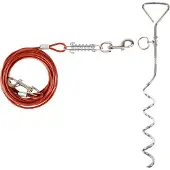 Flamingo Anlegespirale mit Leine, Länge: 7,5 m / 43 cm