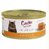 Cadilo Daily Delights - Huhn in Gelee - Nassfutter Katze (70 g)