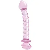 Dream Toys Glaze Glass Rosebud Spiral G-Spot Dildo