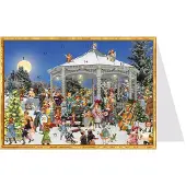 Richard Sellmer Verlag Postkarten-Adventskalender "Am Pavillon"