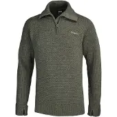 Bergans Herren Ulriken Wollpullover Dark Green Mud XL